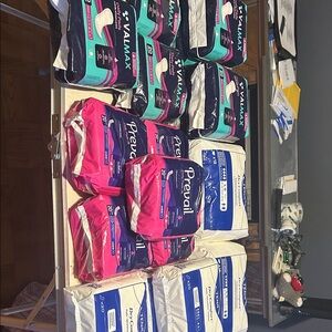 Valmax and Prevail Incontinence Pads Assortment